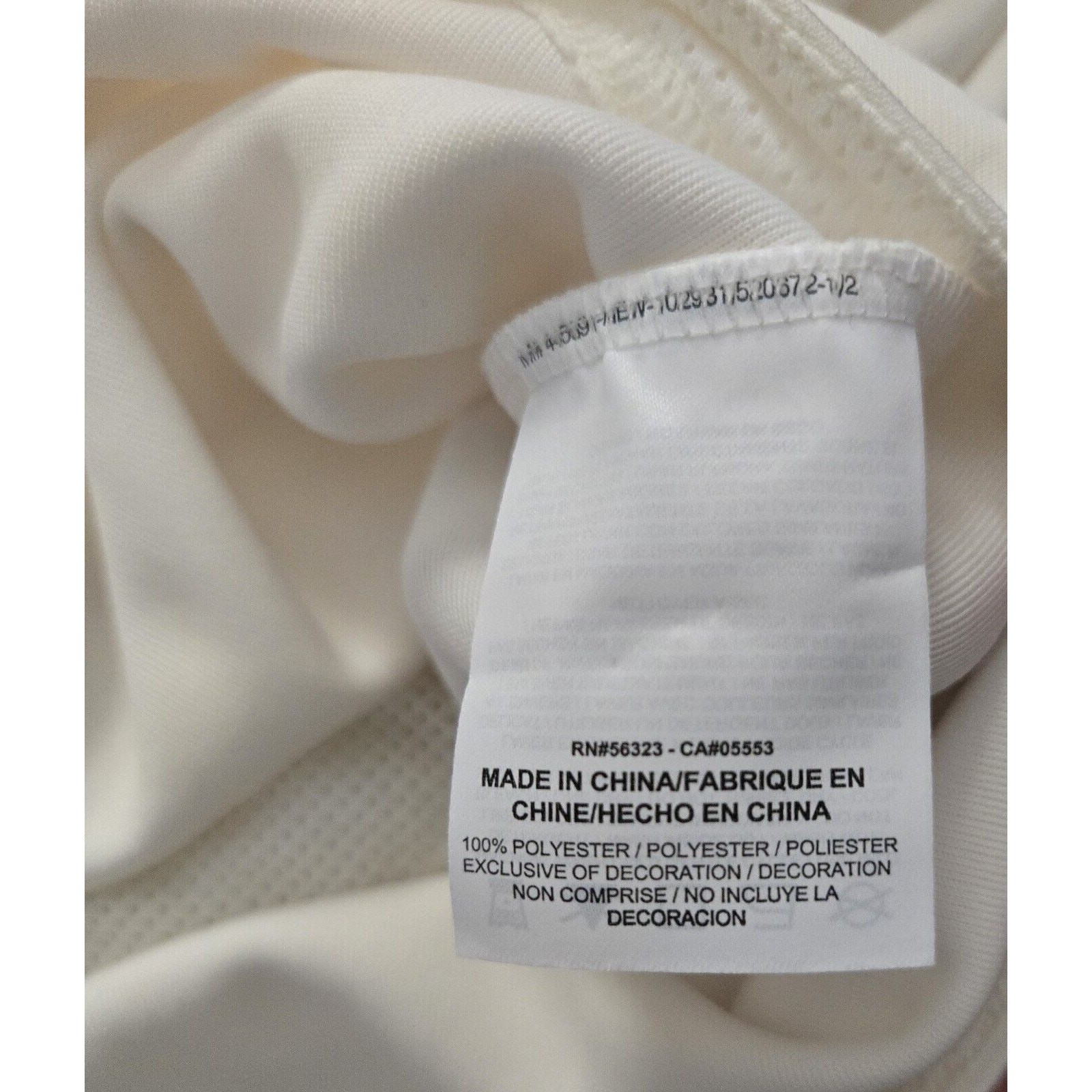 SACAI X NIKE Nike Full Zip Track Jacket Uomo XL Abbigliamento Sportivo Nastro Logo Esteso Bianco RN 56323