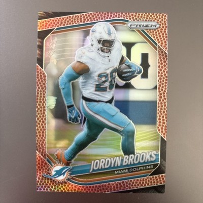 JORDYN BROOKS 2025 PANINI PRIZM FOOTBALL PIGSKIN DOLPHINS /180 🔥🔥