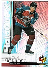 1999-00 UPPER DECK HOLOGRFX #14 PETER FORSBERG Colorado Avalanche Hockey Card