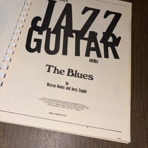 Warren Nunes JAZZ GUITAR SERIES "THE BLUES” Nunes/Snyder w/Demonstration Record - Picture 5 of 7