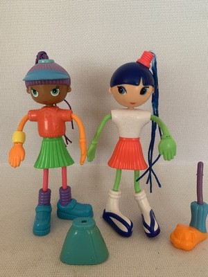 Betty Spaghetty Spaghetti Puppen 7'' x 2 Vintage 2002 MacDonald s Ohio Art Co