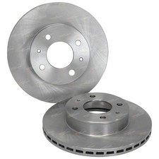 2 x Front Disc Brake Rotors for Hyundai Accent MC 4cyl 1.6L G4ED 2006~2009