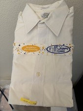 Vintage eagle bloomingdale men long sleeve USA made cotton shirt 15-34