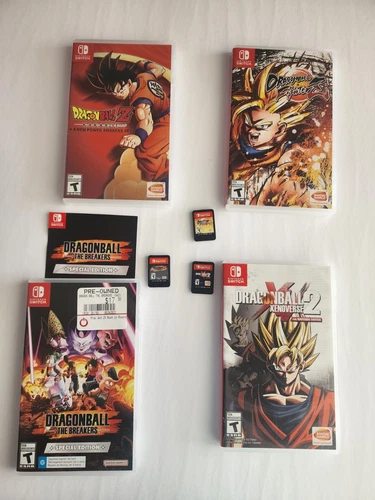 Dragon Ball Z Karakot Nintendo Switch Xeboverse 2 The Breakers 4 Games Fighterz