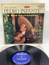 PEDRO INFANTE a sus chorreadas VOL.3 PEERLESS VINYL LP MEXICO EX/EX 
