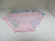 Special Intimates Women's 6 Pairs Lace Panties Assorted Colors Size XL New