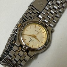 Gucci 9000L Vintage Watch Womens Two Tone Stainless Steel Quartz Parts Repair
