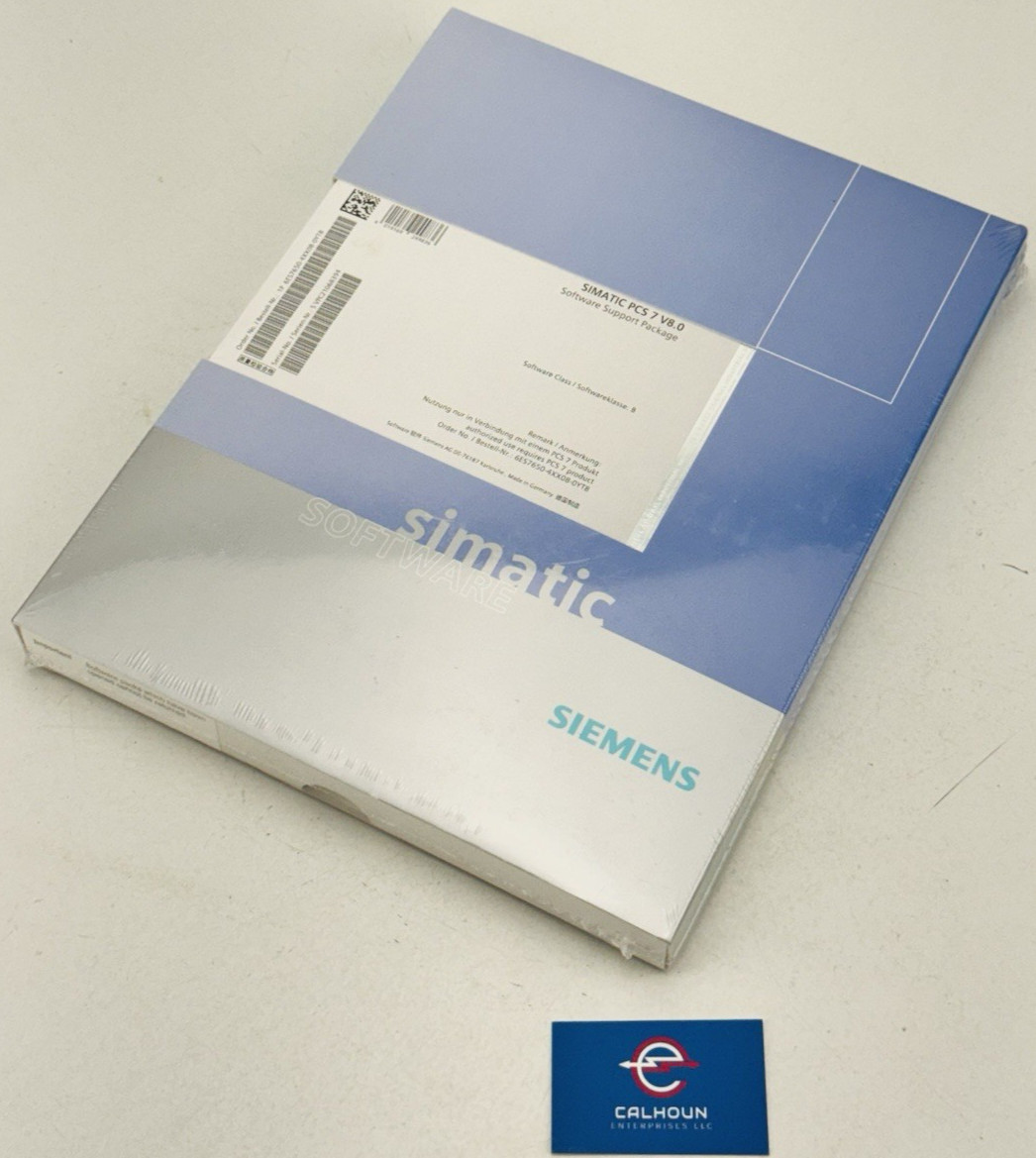 New! SIEMENS 6ES7650-4XX08-0YT8 SIMATIC PCS 7 V8.0 Software Support *WARRANTY*