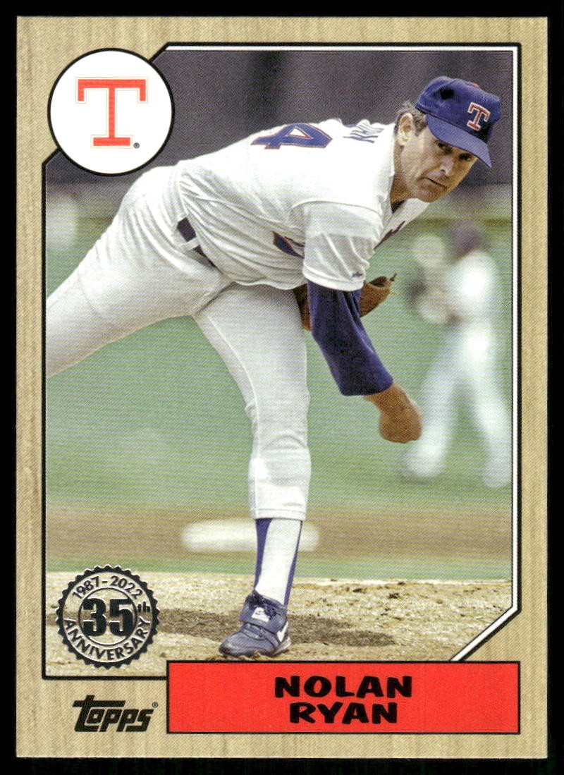 2022 Topps Update Nolan Ryan #87TBU-34 Texas Rangers