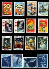  1cuba  Stamp, SPACE, worldwide collection lot