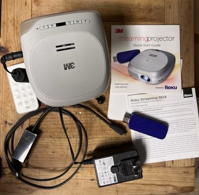 Roku 3m Streaming Projector With Remote very good condition