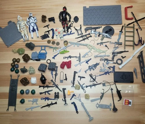 Vintage Gi Joe Parts And Accessories Lot And More . Some Damage. Read. FREE SHIP