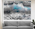 Ocean Waves Wall Art Canvas Unframed Print Art