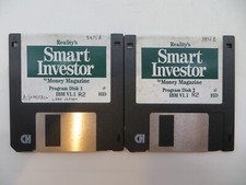 REALITY'S SMART INVESTOR by Money Magazine IBM V1.1 3.5" Floppy Disks computer -