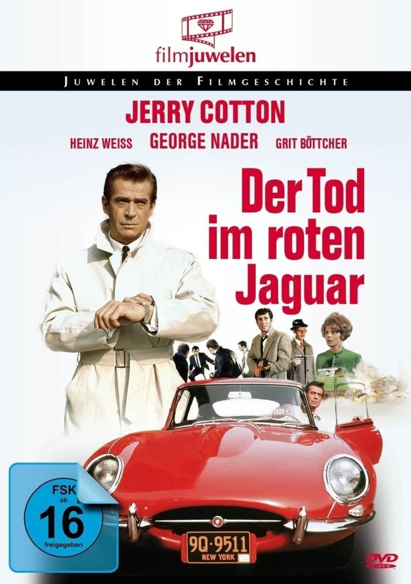 Jerry Cotton - Tod im roten Jaguar (Filmjuwelen) [DVD] (DVD) George Nader