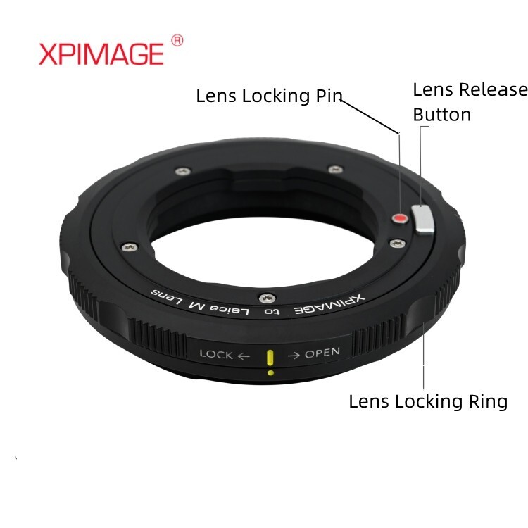 XPimage Double Locking Adapter for Leica M Mount Lens to Sony E