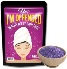 Yes I'm Offended Bath Soak, Luxury Lavender Bath Salts, Funny Adult Gag Gifts