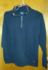 Men's black Ralph Lauren S lounge sleepwear shirt 1/4 zipper