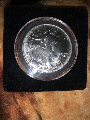 1986 American Silver Eagle BU Coin 1 Oz US $1 Dollar Uncirculated First Year *86