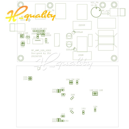 Kit Amplificatore di Potenza Lineare 45W SSB per Ricetrasmettitore Radio HF FM CW HAM - Foto 10 di 10