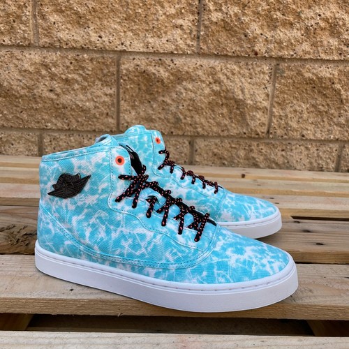 Air Jordan Jasmine GG Vintage Pool Blue Fabirc Athletic Sneakers 811377