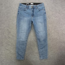 Ava  Viv Jeans Women's 16/17 Blue Light Wash High Rise Skinny Jeans