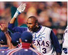 JOAQUIN ARIAS  TEXAS RANGERS   ACTION SIGNED 8x10