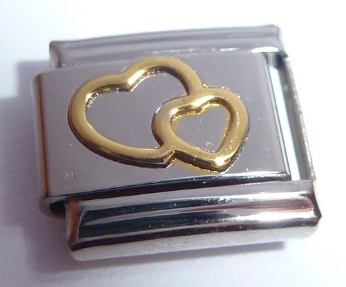 Nomination double heart charm sale