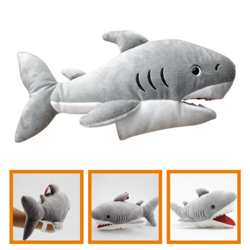  Shark Puppet Plush Parent-child Creative Toys Puppets Educational Realistic - Afbeelding 1 van 12