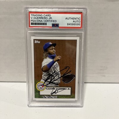 Vladimir Guerrero Jr. Autographed Signed 2021 Topps Card #T52-46