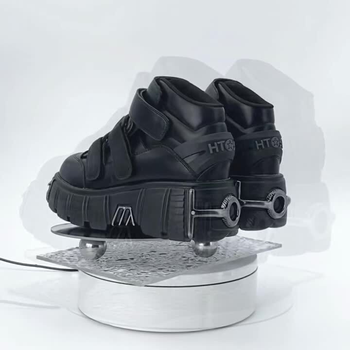 Retro Rock Shoes Boots Both Dark Punk Leather Shoes Metal Retro Rock Shoes Boots Both Dark Punk Leather Shoes Metal