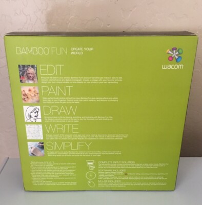Wacom Bamboo Fun CTE450K USB Drawing Tablet with Pen & Mouse