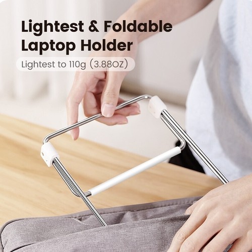 Strong Light Ergonomic Portable Adjustable Laptop Stand Foldable Desktop Holder - Picture 3 of 5