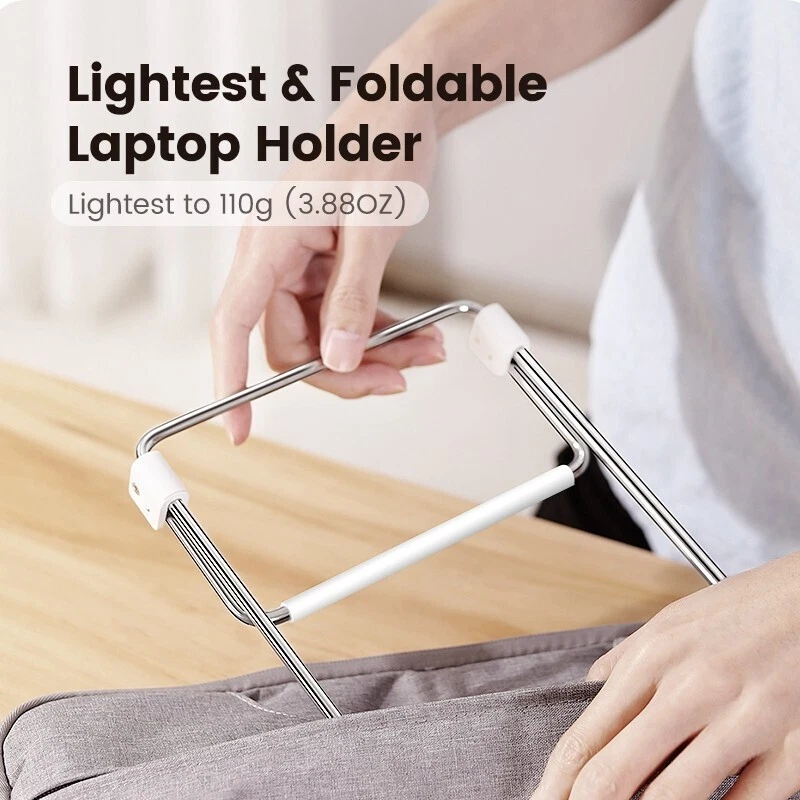 Strong Light Ergonomic Portable Adjustable Laptop Stand Foldable Desktop Holder - Image 3 of 4