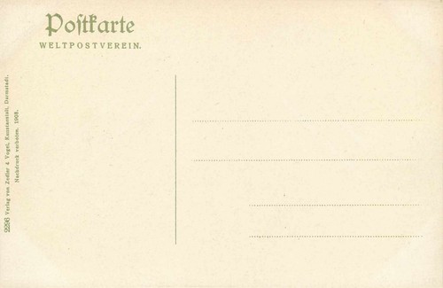 Postal Alemania Hildesheim Casas Antiguas Andreasplatz Dividida Sin Usar C. 1910 - Imagen 2 de 2