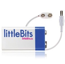 LittleBits Electronics A1 9V battery Cable