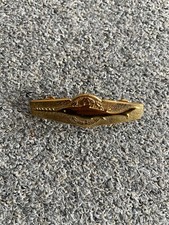 BUNDESWEHR MARINE TÄTIGKEITSABZEICHEN METALL "KAMPFSCHWIMMER", (STUFE GOLD)  -