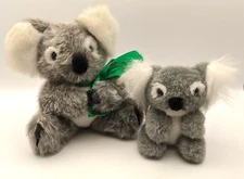 Realistic Australian Koala Bears 7” and 5” Plush Stuffed Animals