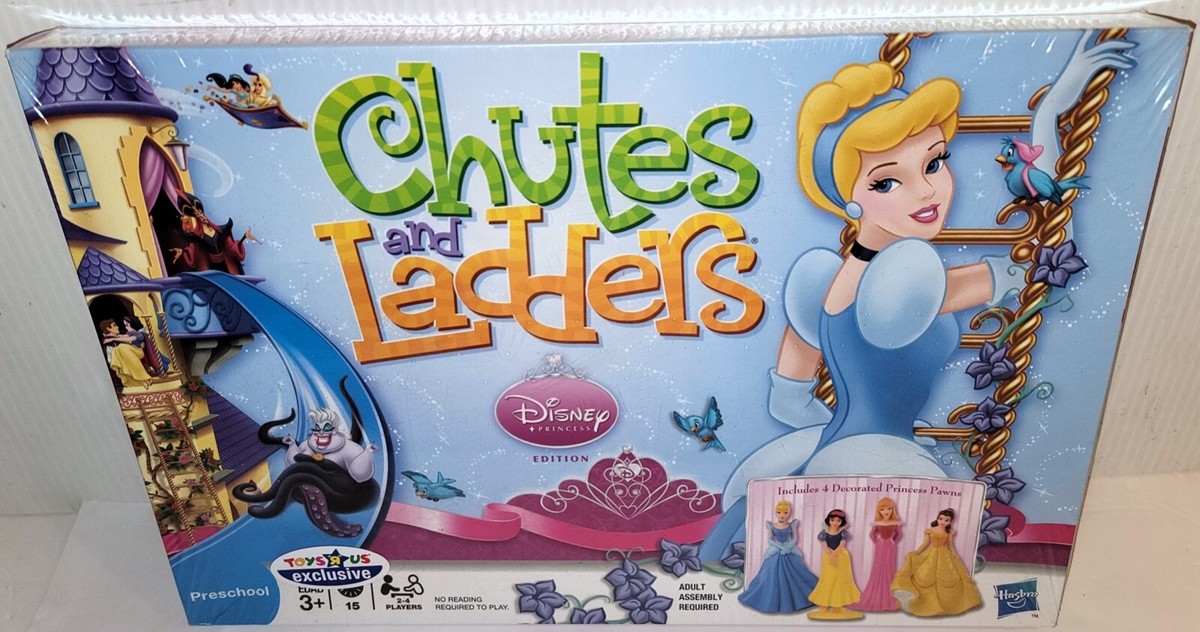 NEW) Chutes and Ladders Disney Princess Edition Board Game