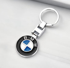 Bmw Logo Emblem 3d Logo Metal Double Sided Keychain Keyring