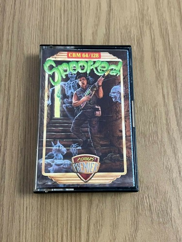 Players Spooked Commodore 64 Cassette - Rare & Working -👽👾Retro Gift Idea👾👽 - Afbeelding 4 van 12