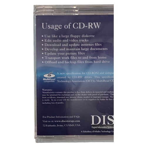 CD RW Disc 650MB 74 Min Bundle Of 3 - Picture 5 of 19