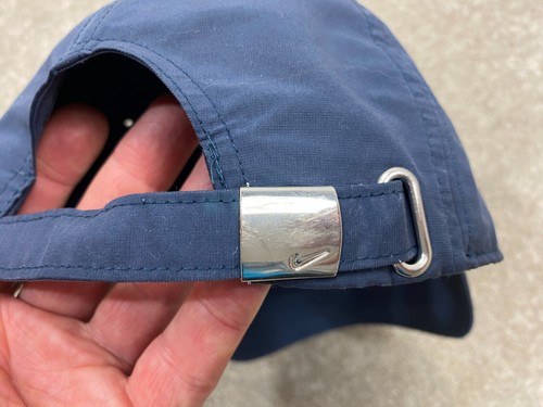 Nike Heritage86 Baseball Cap Adult Adjustable One Size Metal Logo Hat Grey - Picture 11 of 17