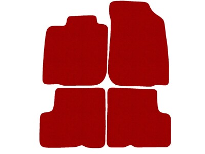 Rot Fußmatten, Autoteppiche für Dacia Duster 2010-2017, 14xRand