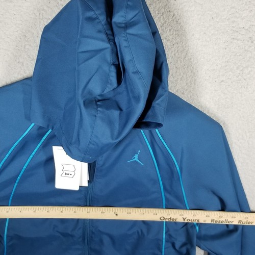 NWT Women’s XS Nike Jordan Woven Jacket Blue DZ3198-427 $100 - Picture 5 of 12