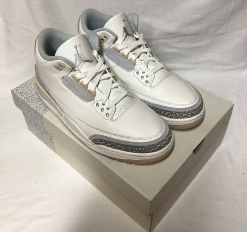 Nike Air Jordan 3 Retro Craft Elfenbein/Grau Weiß (FJ9579-100) Herren Größe 10,5 - Bild 4 von 11