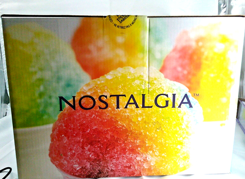 Nostalgia Snow Cone Maker Machine Vintage Blue NEW - Picture 5 of 5