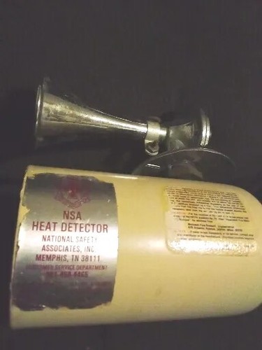 Vintage NSA Wärmemelder Flucht Feueralarm Wärmesensor NSA #1A - Bild 2 von 8