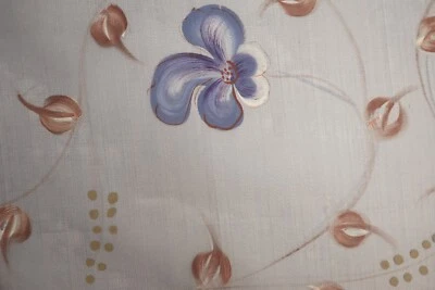 Lot Organza de Soie véritable peint main 10 mètres - Photo 1/4