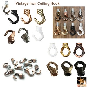 Vintage Iron Ceiling Hook For Pendants Fixtures Chandelier Hanging